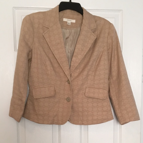Button Front Tan Jacket - Picture 1 of 4